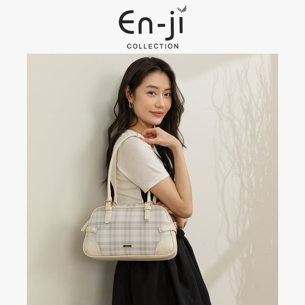 En-ji Yunjung Shoulderbag Wanita - Cream