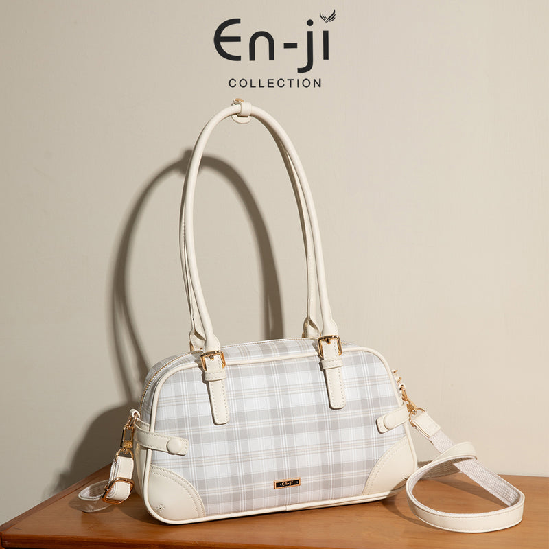 En-ji Yunjung Shoulderbag Wanita - Cream