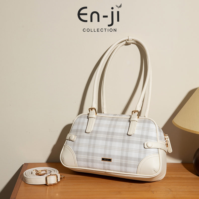 En-ji Yunjung Shoulderbag Wanita - Cream