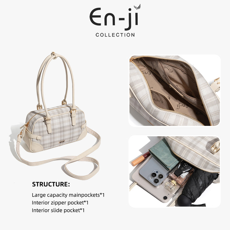 En-ji Yunjung Shoulderbag Wanita - Cream