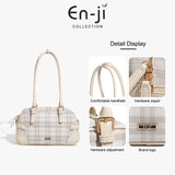 En-ji Yunjung Shoulderbag Wanita - Cream