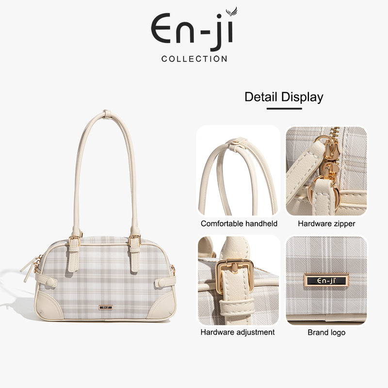 En-ji Yunjung Shoulderbag Wanita - Cream