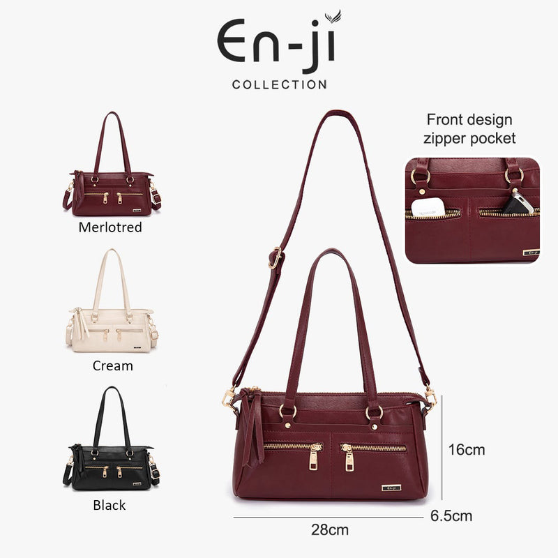 En-ji X Tzi Xuan - Moni Shoulderbag Wanita - Cream