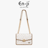En-Ji Hiji Shoulderbag Wanita Warna Cream
