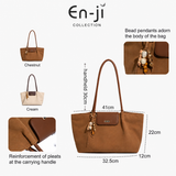 En-Ji Suni Totebag Wanita - Cream