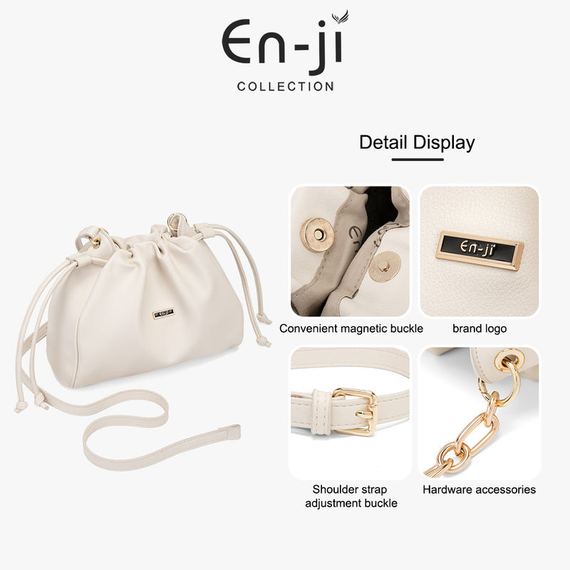 En-ji Yumiko Shoulderbag - Cream