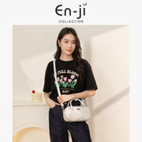 En-ji Yosel Handbag Wanita - Cream