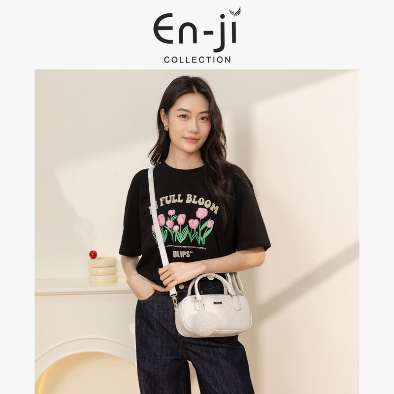 En-ji Yosel Handbag Wanita - Cream