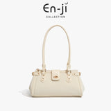 En-Ji Hami Shoulderbag Wanita - Cream