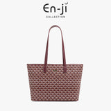 [EXCLUSIVE] En-Ji Sylvie Totebag Wanita - Burgundy