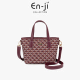 [EXCLUSIVE] En-Ji Emma Slingbag Wanita - Burgundy