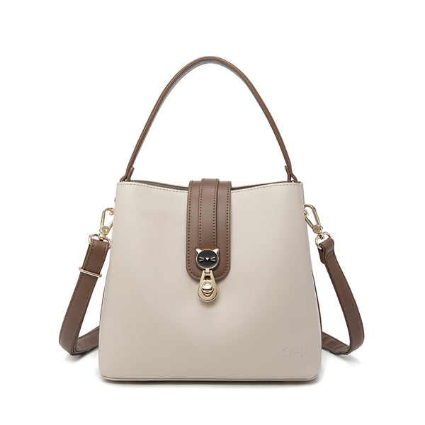 En-ji Dali Handbag - Cream