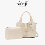 En-Ji Yeji Handbag Wanita - Ivory