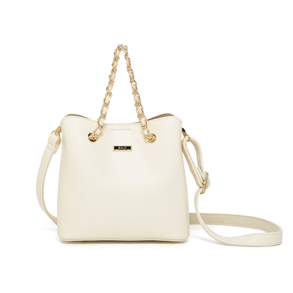 En-ji Dalso Handbag - Ivory