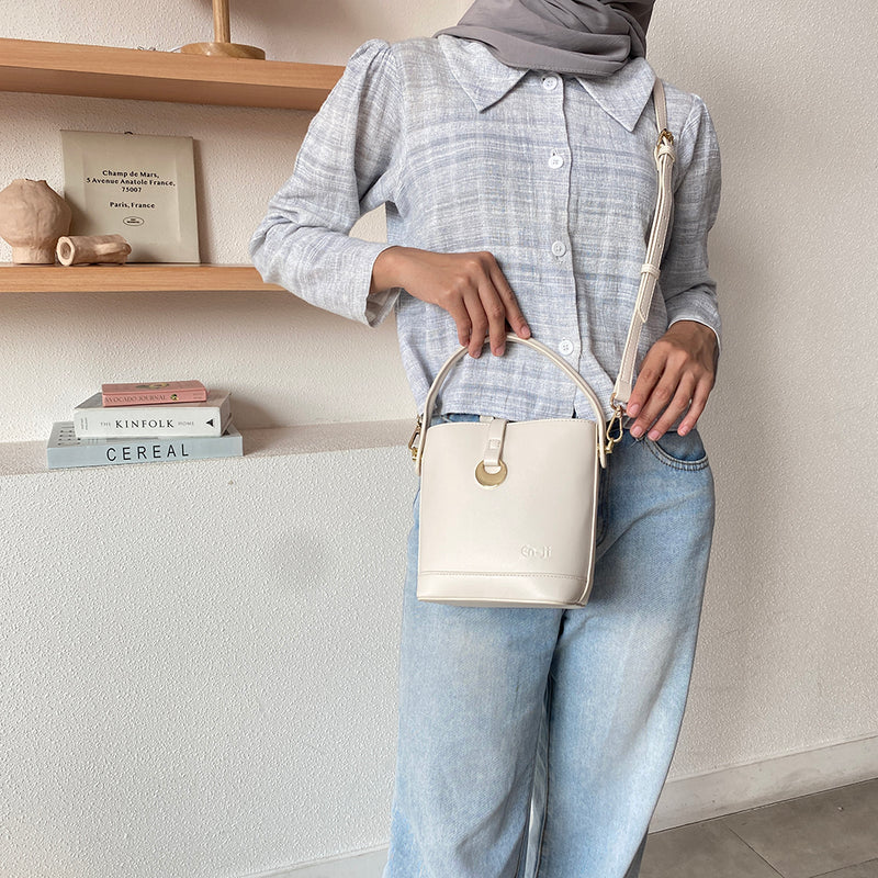 En-ji Yonsa Handbag - Ivory