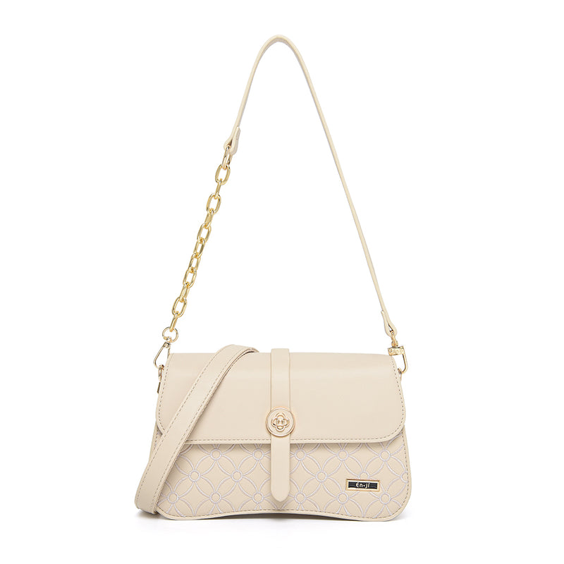 En-ji Hyeni Shoulderbag - Cream