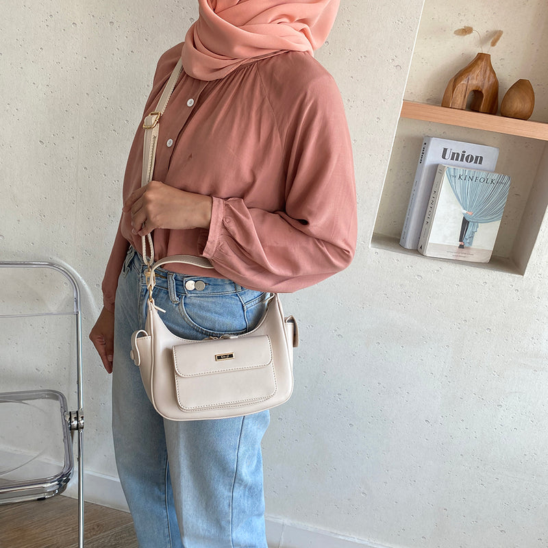 En-ji Miuji Shoulderbag - Cream