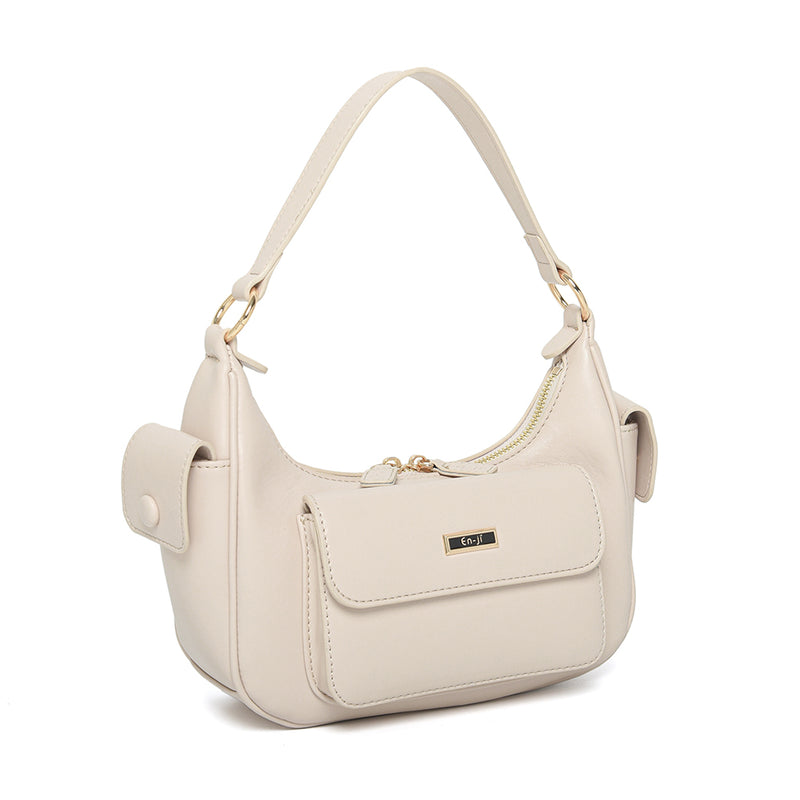 En-ji Miuji Shoulderbag - Cream