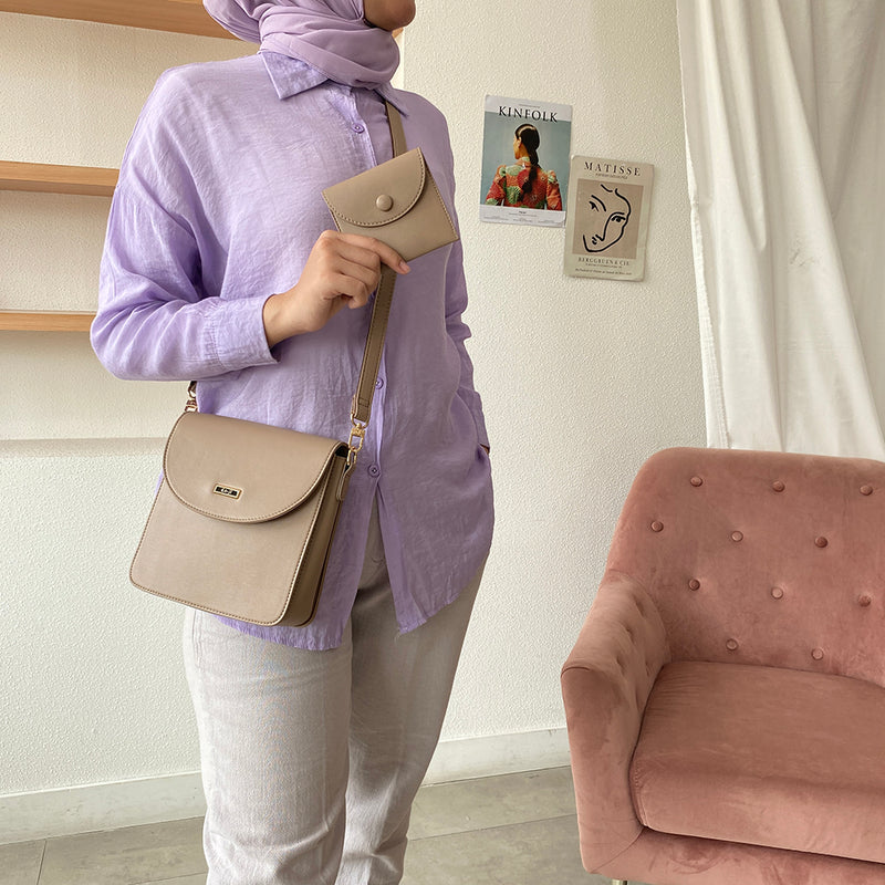 En-ji Saimi Shoulderbag - Khaki