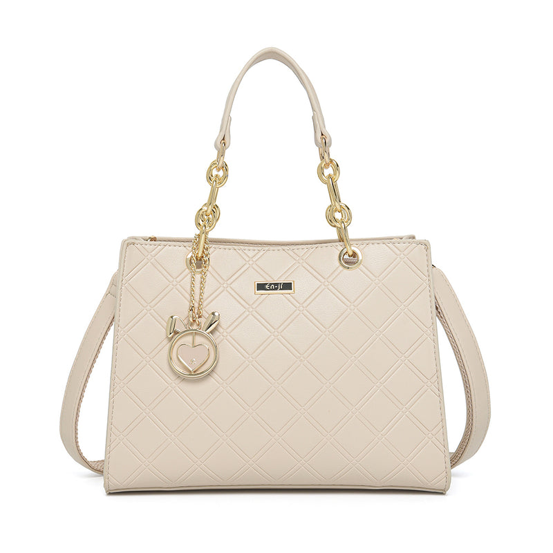 En-ji Daomi Handbag - Cream