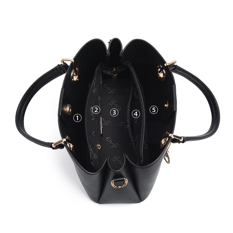 En-ji Baerin Handbag - Black