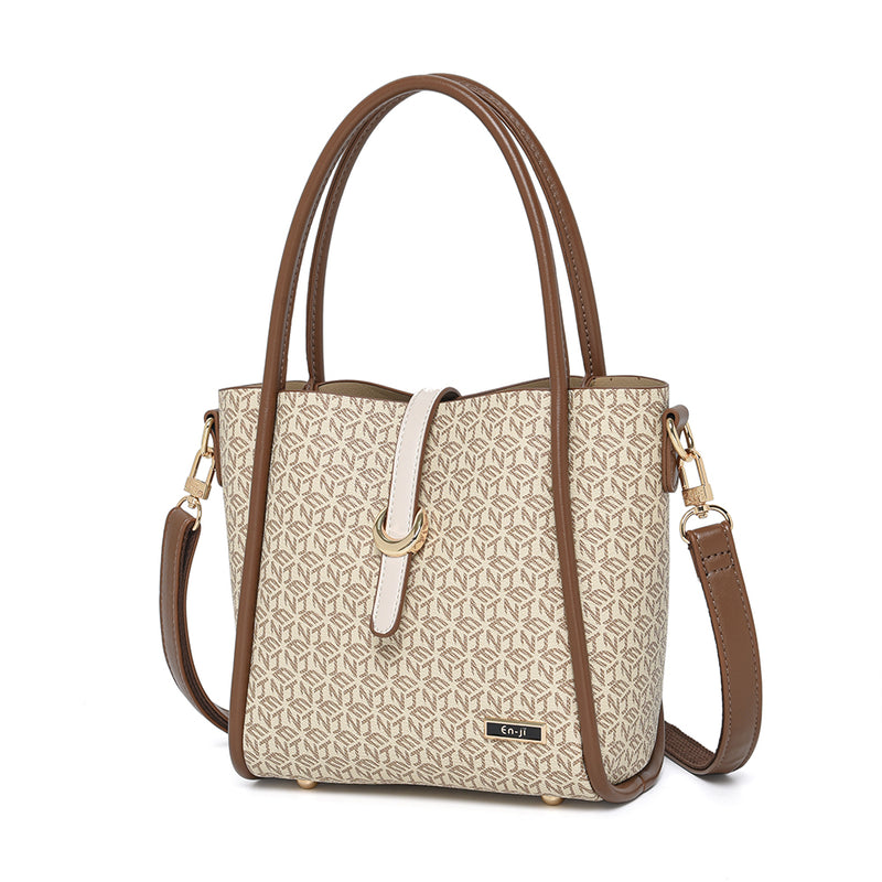 En-ji Kuma Handbag - Khaki