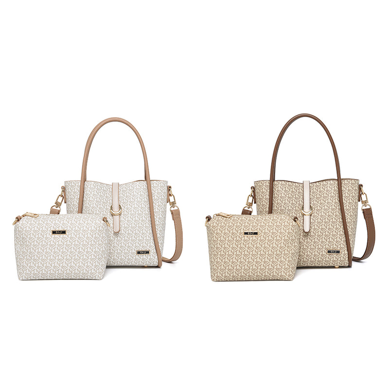 En-ji Kuma Handbag - Khaki