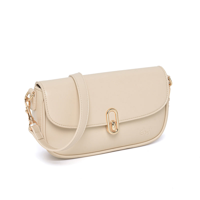 En-ji Mitsun Shoulderbag - Cream