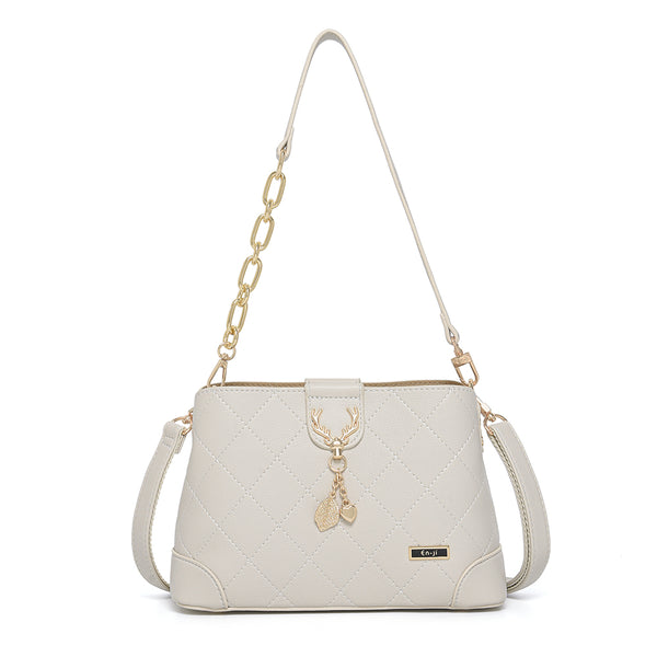 En-ji Gyuma Shoulderbag - Ivory