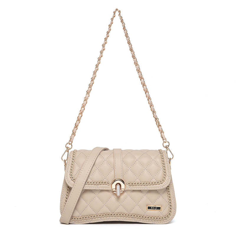 En-ji Jimon Shoulderbag - Cream