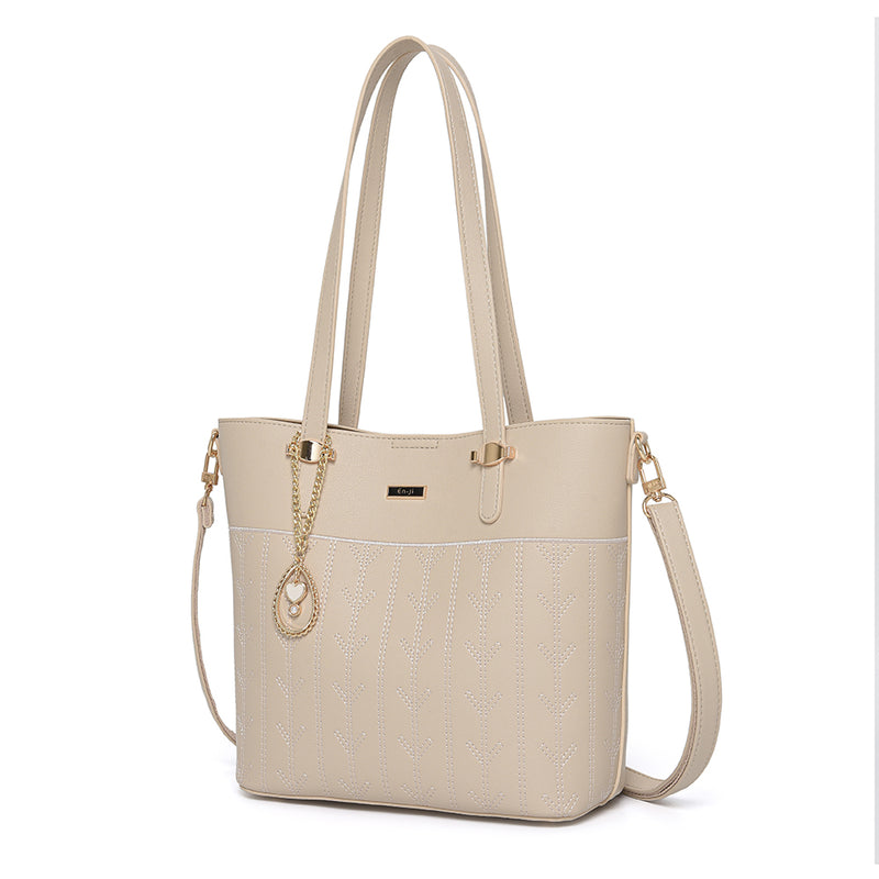 En-ji Kimso Totebag - Cream