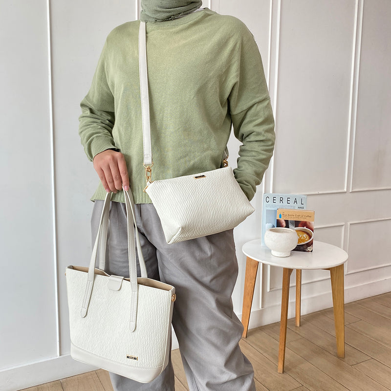 En-ji Naren Totebag - Pastelgrey