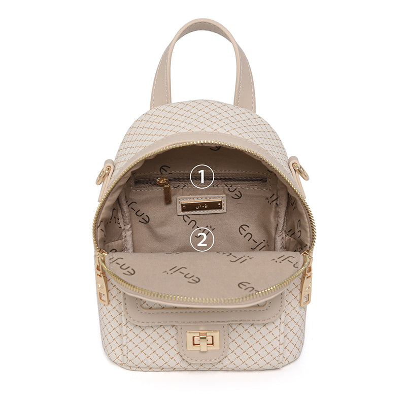 En-ji Gomi Backpack - Cream