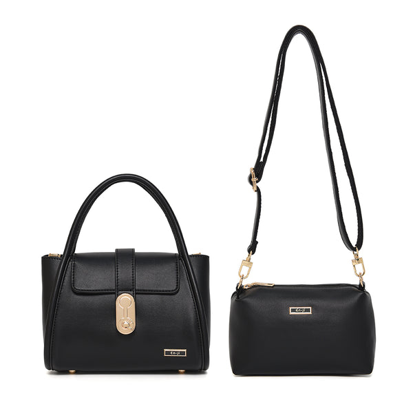 En-ji Solha Handbag - Black