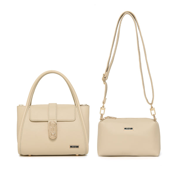 En-ji Solha Handbag - Cream