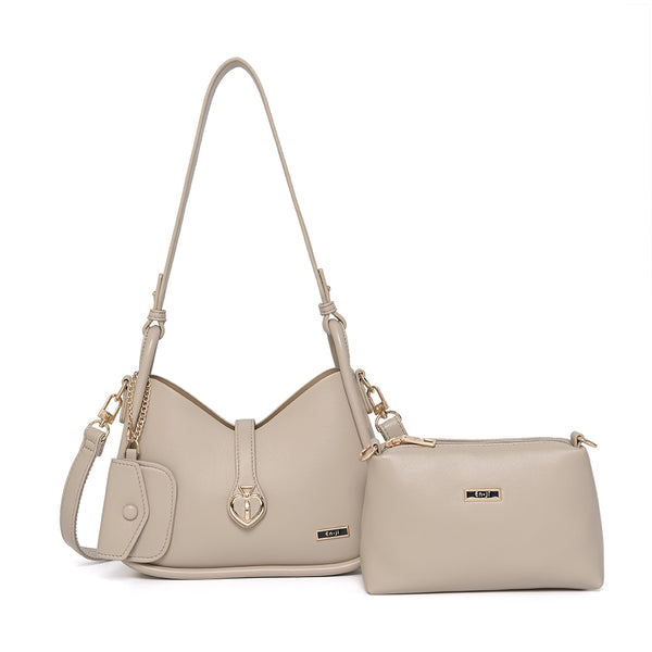 En-ji Solki Shoulderbag - Taupe