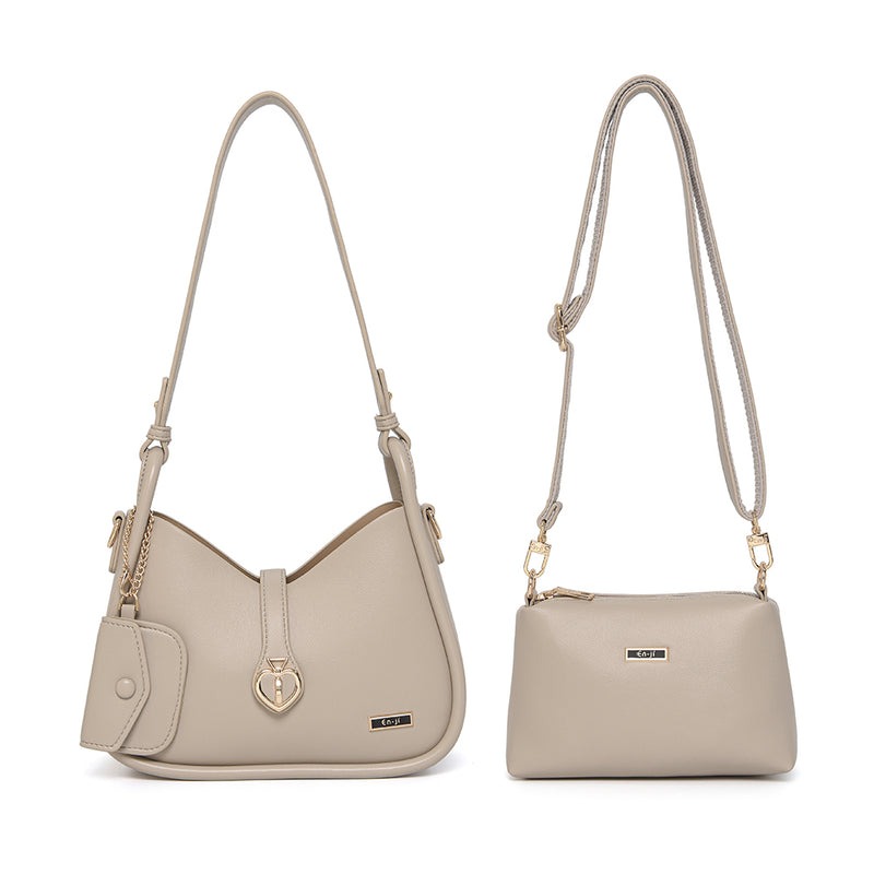 En-ji Solki Shoulderbag - Taupe