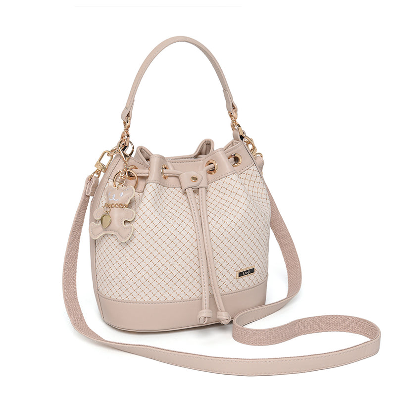 En-ji Domun Handbag - Cream