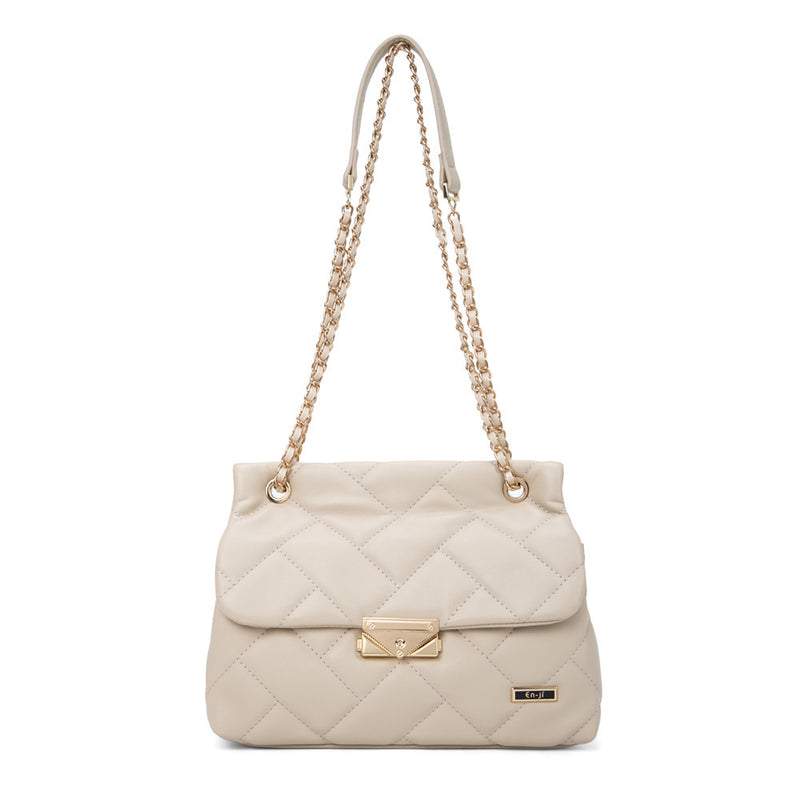 En-ji Yubin Shoulderbag - Cream