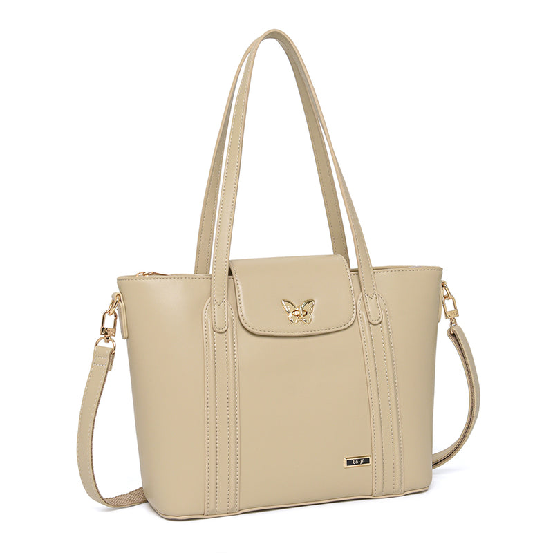 En-ji Doiri Totebag - Lightkhaki