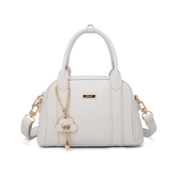 En-ji Musan Handbag - Ivory