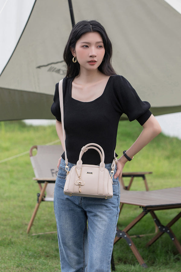 En-ji Musan Handbag - Ivory