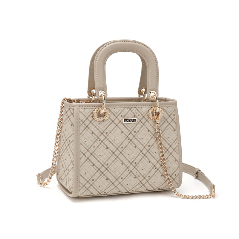 En-ji Aurum Handbag - Khaki