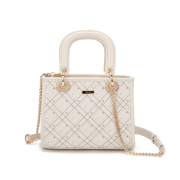 En-ji Aurum Handbag - Ivory