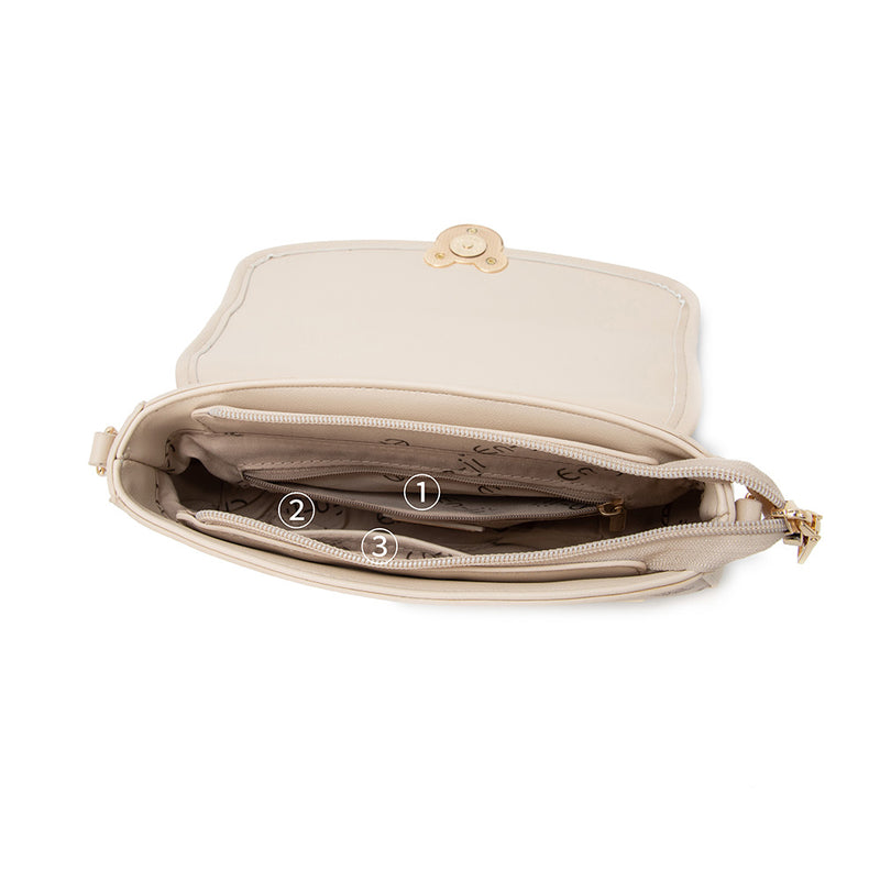 En-ji Wonda Shoulderbag - Cream