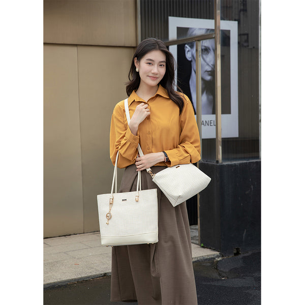 En-ji Duyon Totebag - Cream