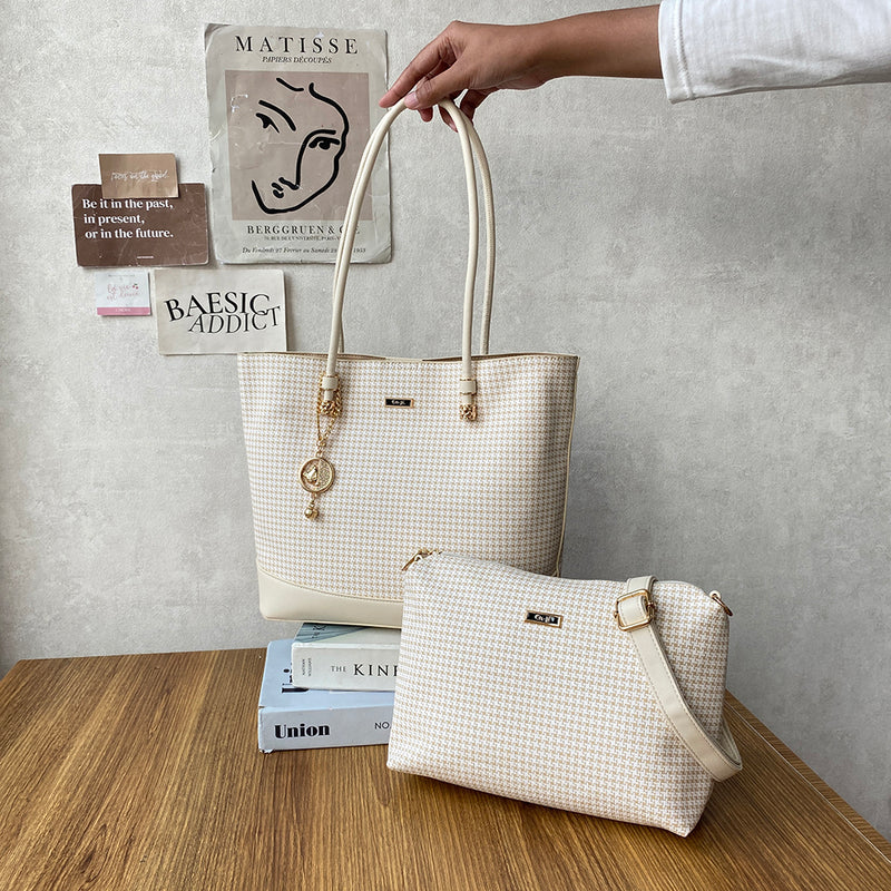 En-ji Duyon Totebag - Cream