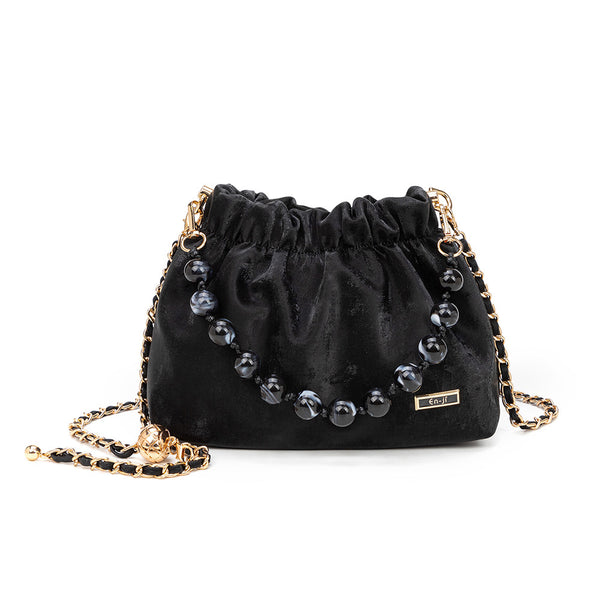 En-ji Wobin Handbag - Black