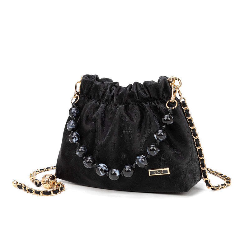 En-ji Wobin Handbag - Black