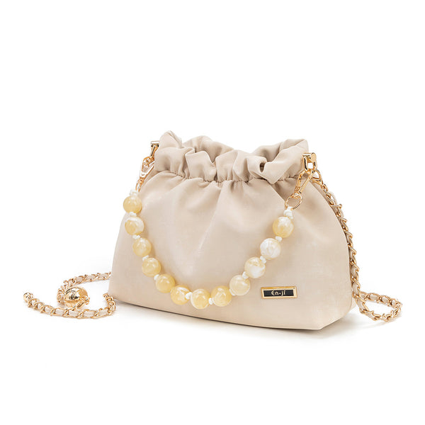 En-ji Wobin Handbag - Cream